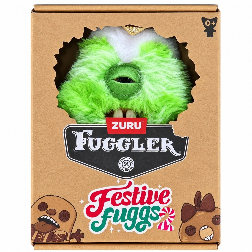 ZURU Fuggler Festive Fuggs Sasquooshmas Tree 9in Plush Christmas Collectible
